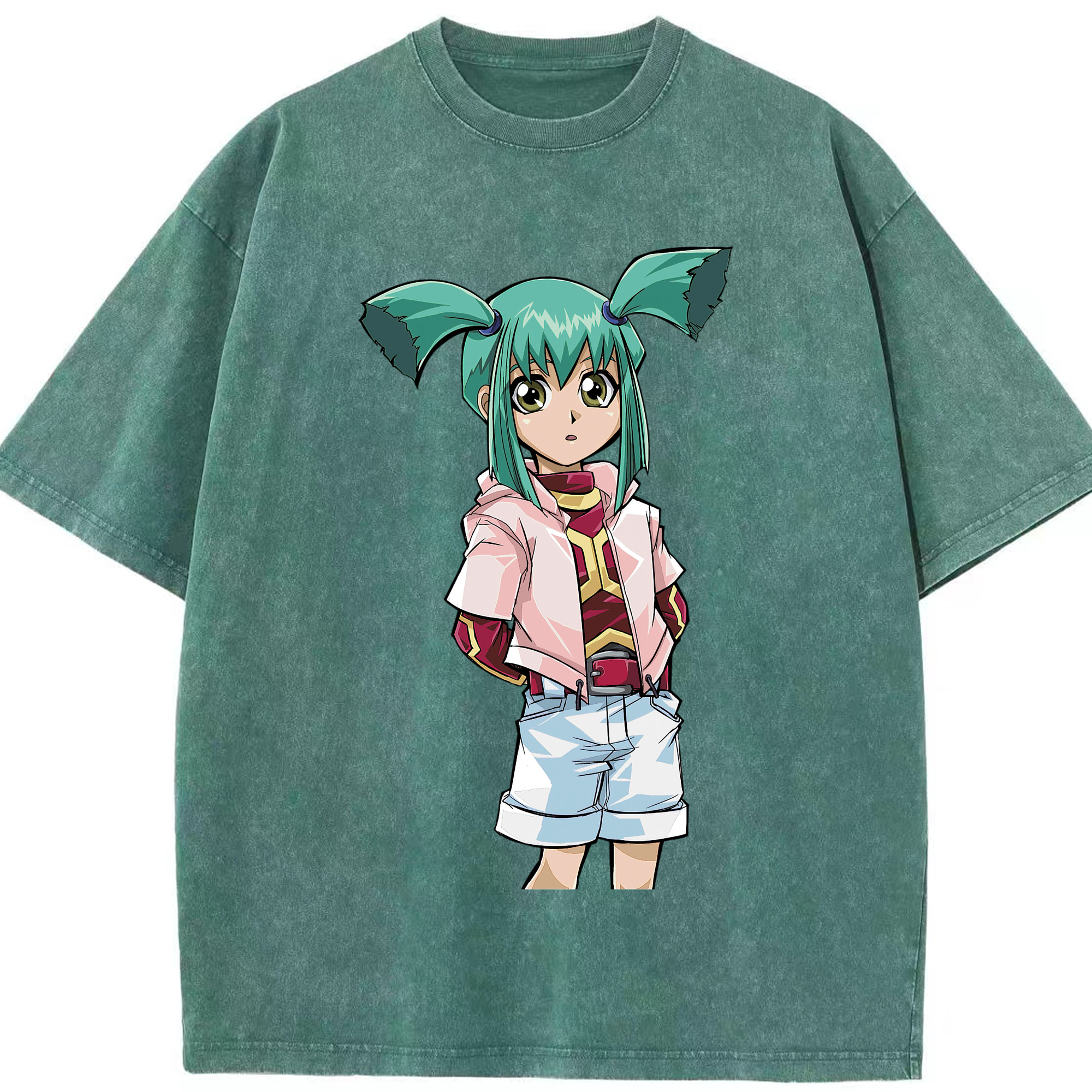 （画像用） 遊☆戯☆王 Yu-Gi-Oh! 綿100% ヴィンテージ風 半袖Tシャツ（フロントプリント）